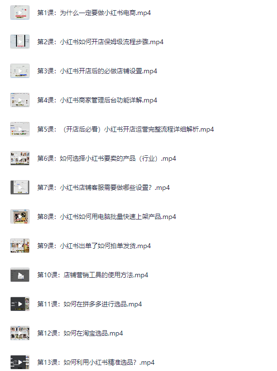 小红书开店卖货实战